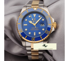 HK1133 ROLEX SUBMARİNER ÇELİK ALTIN MAVİ BEZEL